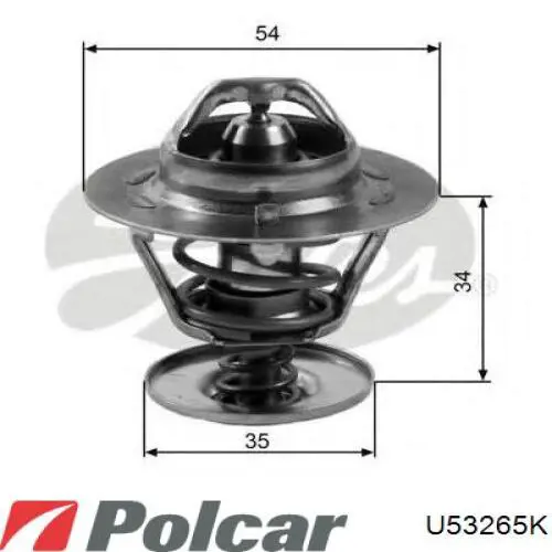 Термостат U53265K Polcar