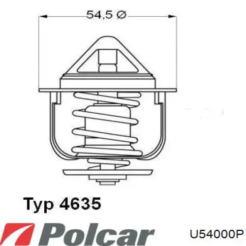 Термостат в корпусе Polcar U54000P цена, от 10.36 USD