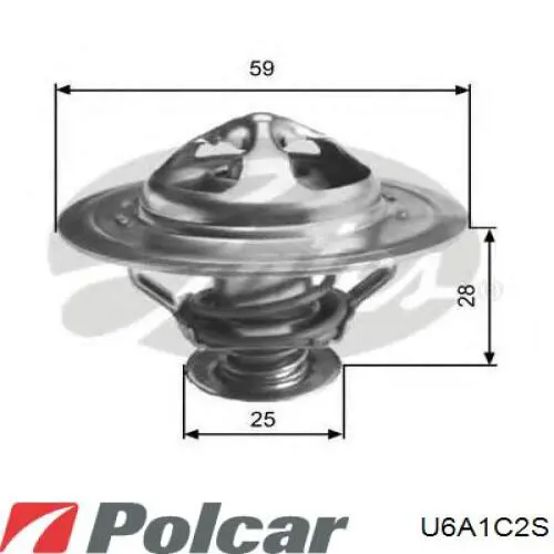 U6A1C2S Polcar Авто термостат