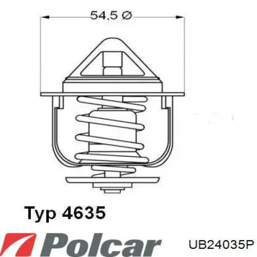 UB24035P Polcar Авто термостат