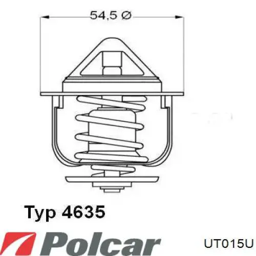 Термостат в сборе Polcar UT015U
