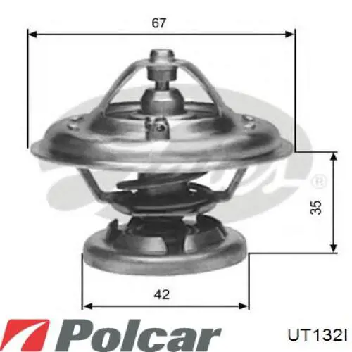 Кожух термостата Polcar UT132I цена, от 16.90 USD