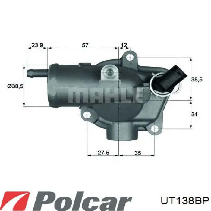 Термостат в корпусе Polcar UT138BP цена, от 16.13 USD