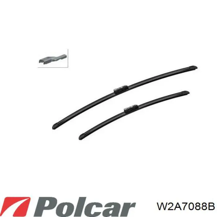 Щетки стеклоочистителя W2A7088B Polcar