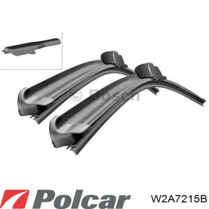 Щетка стеклоочистителя лобового стекла, водительская Polcar W2A7215B цена, от 38.31 USD