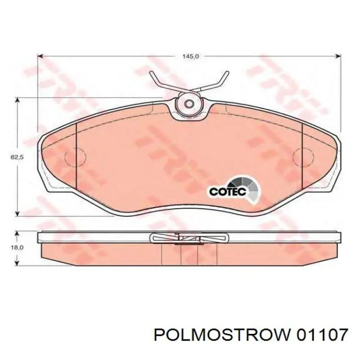 Выхлоп задний Polmostrow 01107 цена, от 98.08 USD