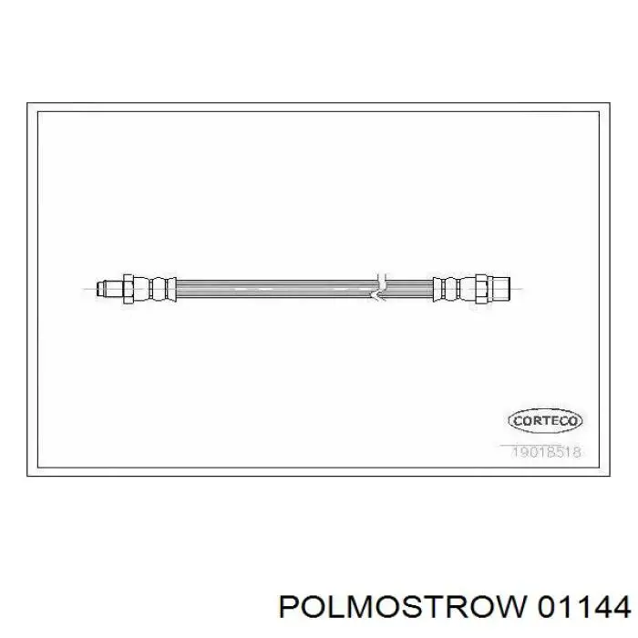 Купить 01144 Polmostrow Глушитель задний