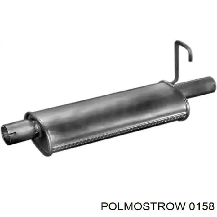 0158 Polmostrow глушитель, передняя часть