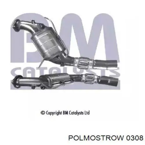 Выхлоп задний Polmostrow 0308 цена, от 94.86 USD