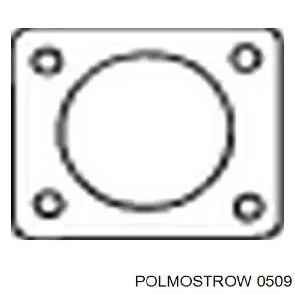 0509 Polmostrow глушитель, задняя часть