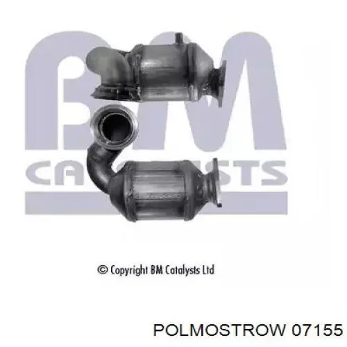 Глушитель, средняя и задняя часть Polmostrow 07155 цена, от 105.51 USD