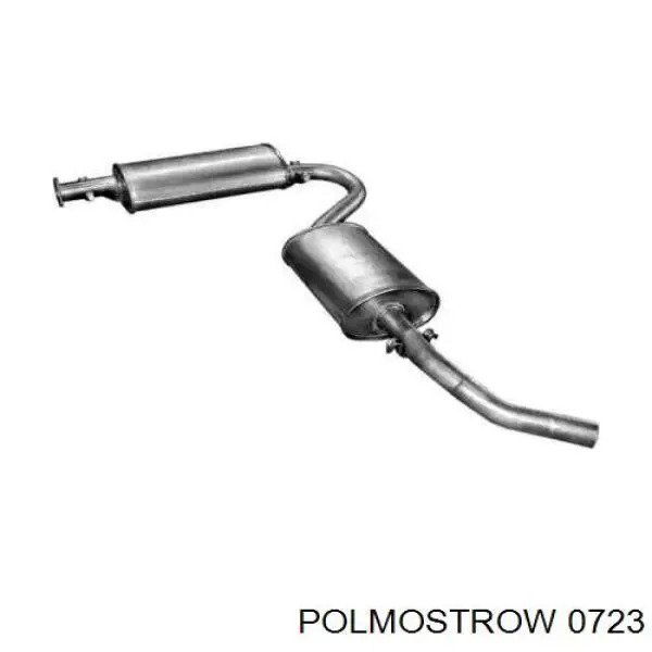 Купить 7155 Polmostrow Глушитель, центральная и задняя часть
