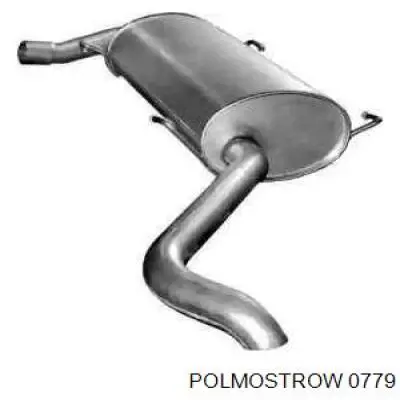 FP 0524 G31 Polmostrow глушитель, задняя часть
