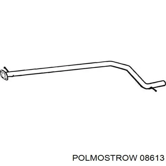 08.613 Polmostrow silenciador, parte central