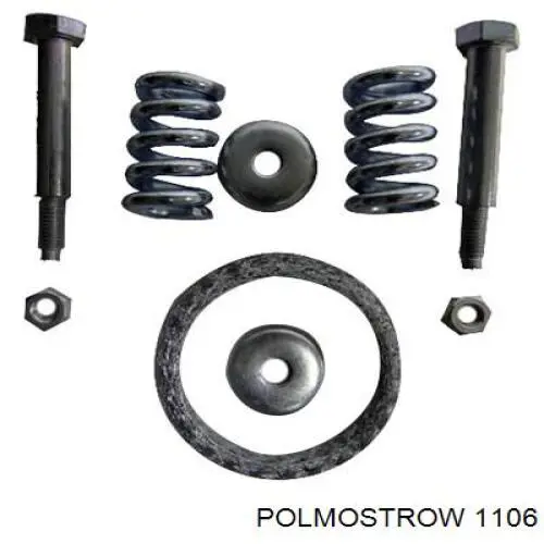 Центральная часть глушителя 1106 Polmostrow