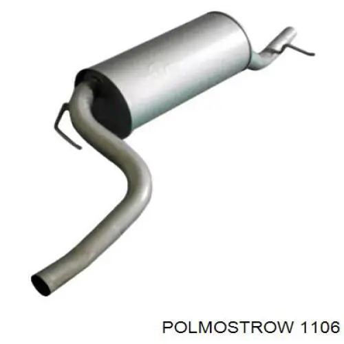 Глушитель, центральная часть Polmostrow 1106 цена, от 33.18 USD
