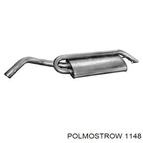 Глушитель, передняя часть 1148 Polmostrow