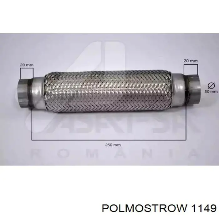 Глушилка задня 1149 Polmostrow