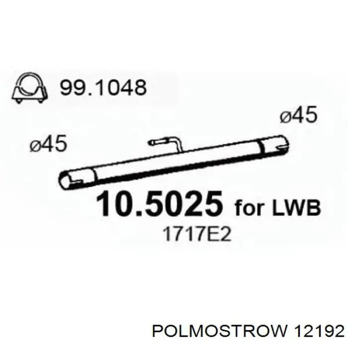  Polmostrow 12192 цена, от 41.07 USD