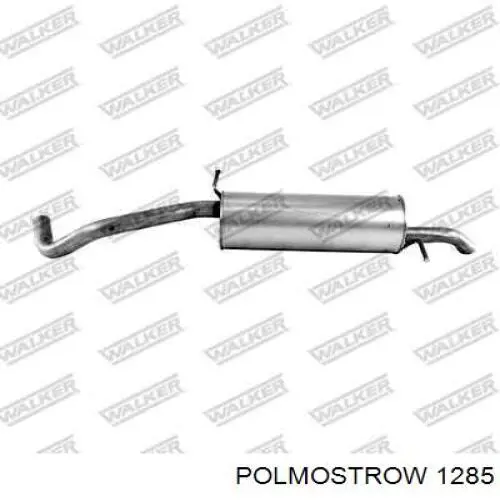 F60340100D9A Mazda silenciador, parte traseira