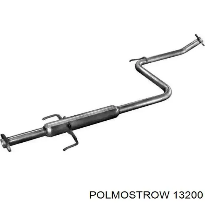 13.200 Polmostrow труба приемная (штаны глушителя передняя)