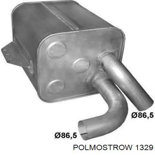 Купить 175005 Bosal Выхлоп центральный