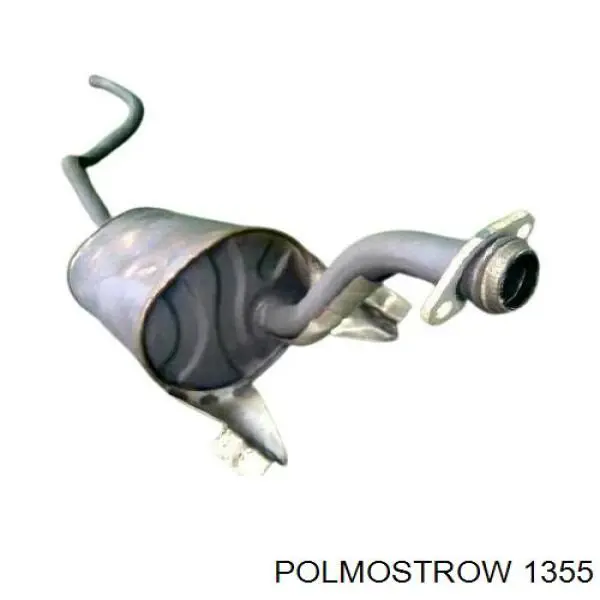 Глушитель, задняя часть POLMOSTROW 1355