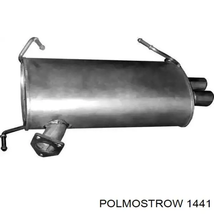 FP 2037 G21 Polmostrow глушитель, центральная часть