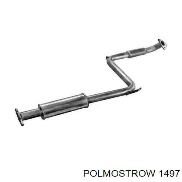 1497 Polmostrow silenciador, parte central