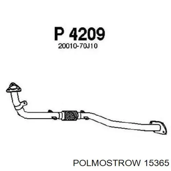 Приёмная труба 15365 Polmostrow