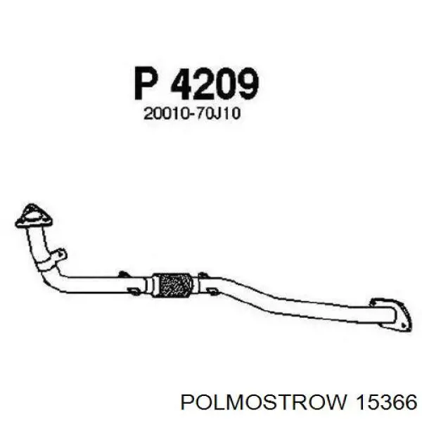 Приёмная труба 15366 Polmostrow