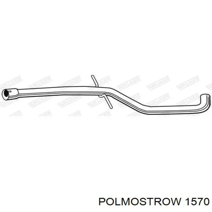 1570 Polmostrow Глушитель центральный