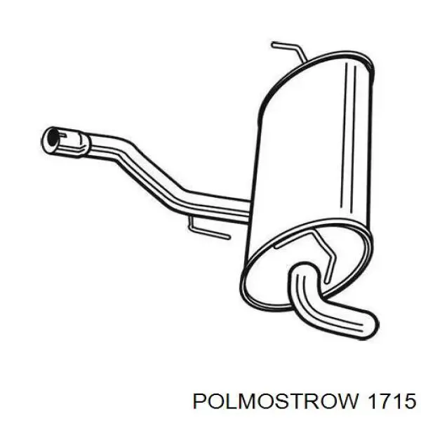 Выхлоп задний Opel 852339 цена, от 49.63 USD