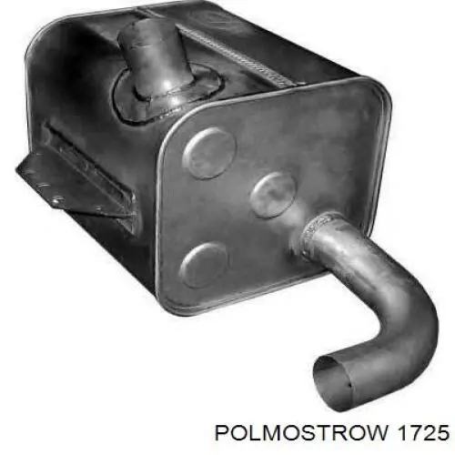 Глушитель, центральная часть Polmostrow 1725 цена, от 55.28 USD