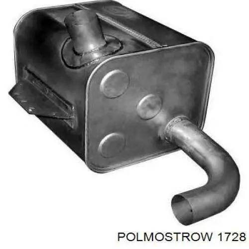 Выхлоп задний Polmostrow 1728 цена, от 91.56 USD