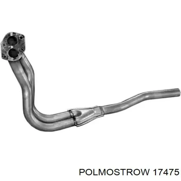 17475 Polmostrow tubo de admissão dianteiro (calças do silenciador)