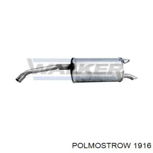 Глушитель задний 1916 Polmostrow