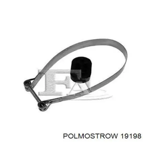 19198 Polmostrow глушитель, задняя часть