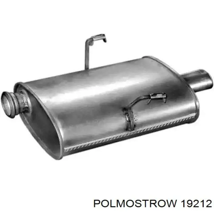 Выхлоп задний Polmostrow 19212 цена, от 78.74 USD