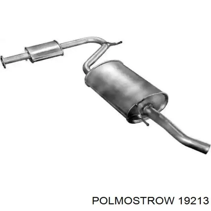 19.213 Polmostrow silenciador, parte traseira