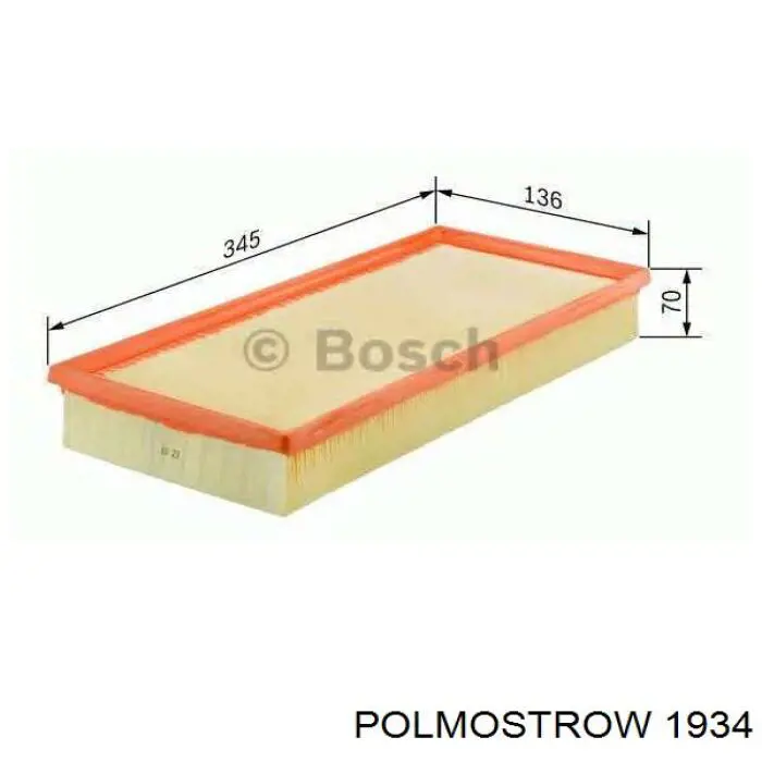 FP 2039 G22 Polmostrow глушитель, центральная часть