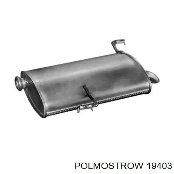 Глушитель, задняя часть 19403 Polmostrow