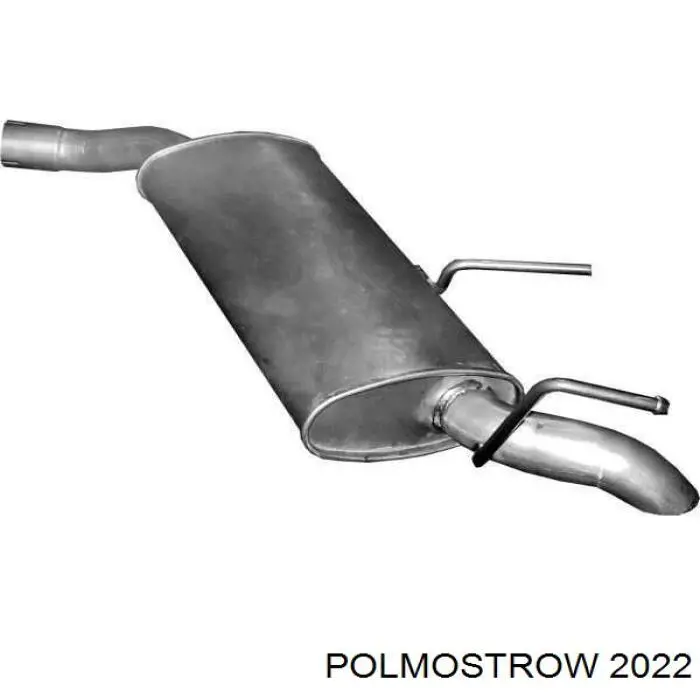 2022 Polmostrow Глушитель центральный