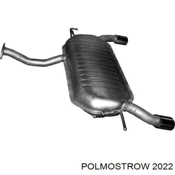 Глушитель, центральная часть Polmostrow 2022 цена, от 15.10 USD