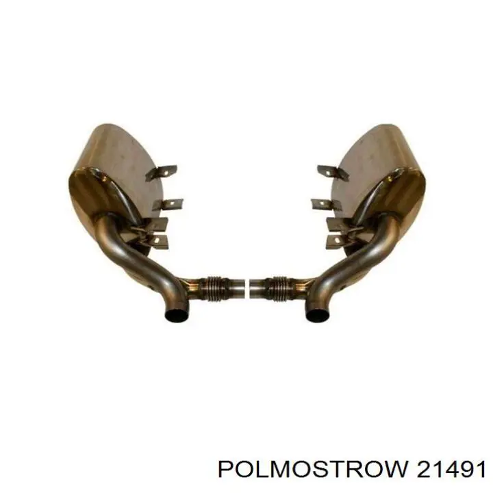 Выхлоп задний Polmostrow 21491 цена, от 62.15 USD