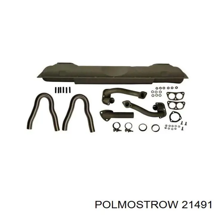 Купить 21491 Polmostrow Глушитель задний