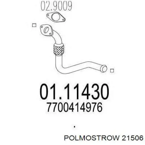 Трубы приемные (штаны) Polmostrow 21506 цена, от 26.72 USD