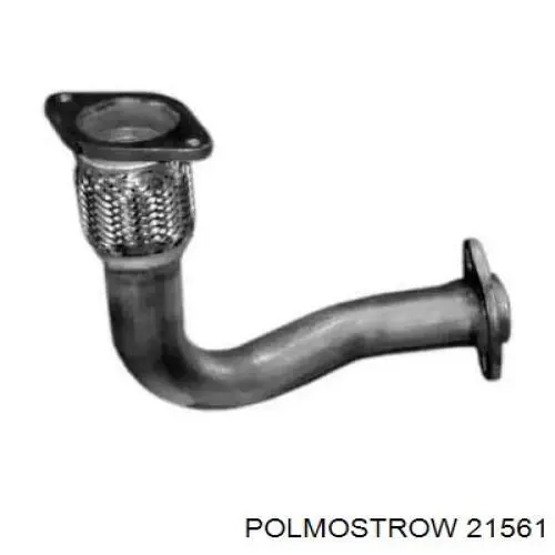 Труба приемная (штаны) глушителя передняя Polmostrow 21561