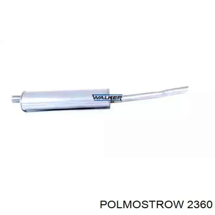 2360 Polmostrow глушитель, задняя часть
