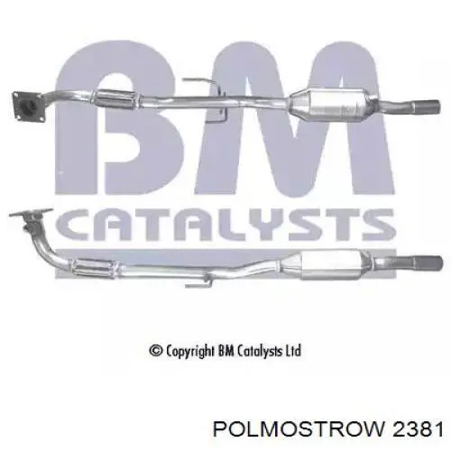 Трубы приемные (штаны) Polmostrow 2381 цена, от 51.75 USD
